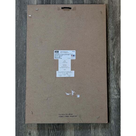 Silver Buffalo Star Wars The Mandalorian The Child "Wanted" 13 x 19" Wall Art - Picture 4 of 7